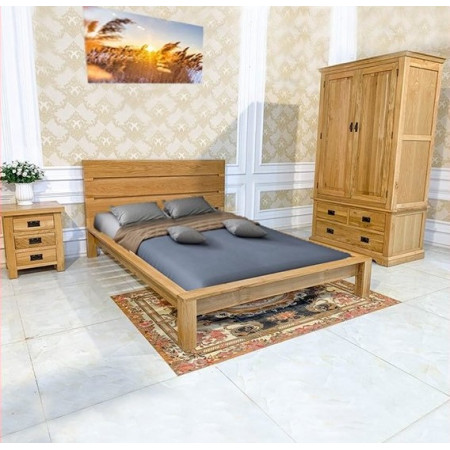 Oak 02 - BR03 : Trọn Bộ Phòng Ngủ - 03 Pcs